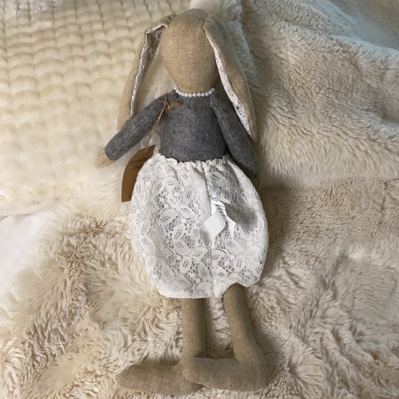 Cottontail Lane Stuffed Bunny - Picture 4 of 5